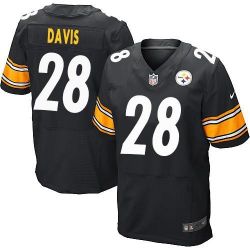 Cheap Sean Davis Steelers Jersey From China Black Elite #28
