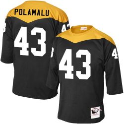Cheap Troy Polamalu Steelers Jersey From China Black 1967 throwback Elite #43