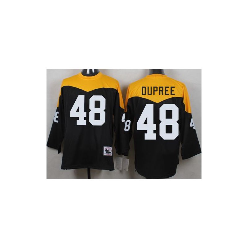 Cheap Bud Dupree Steelers Jersey From China Black 1967 throwback Elite #48