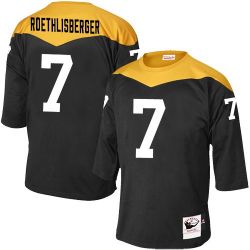 Cheap Ben Roethlisberger Steelers Jersey From China Black 1967 throwback Elite #7