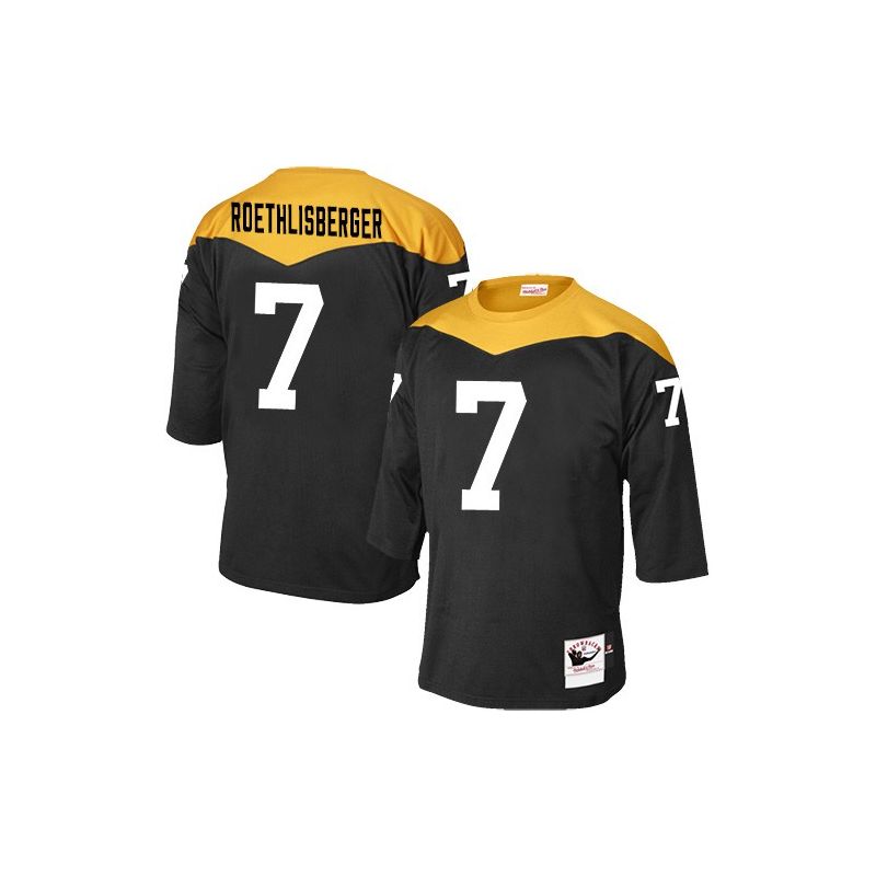 Cheap Ben Roethlisberger Steelers Jersey From China Black 1967 throwback Elite #7
