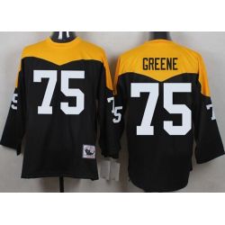 Cheap Joe Greene Steelers Jersey From China Black 1967 throwback Elite #75