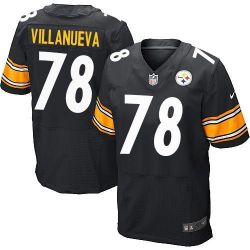 Cheap Alejandro Villanueva Steelers Jersey From China Black Elite #78