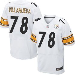 Cheap Alejandro Villanueva Steelers Jersey From China White Elite #78