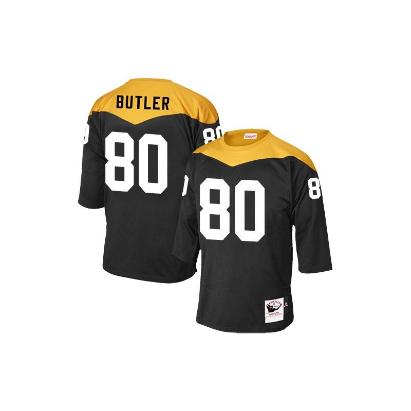 Cheap Jack Butler Steelers Jersey From China Black 1967 throwback Elite #80
