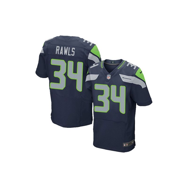 Cheap Thomas Rawls Seahawks Jersey From China Blue Elite #34