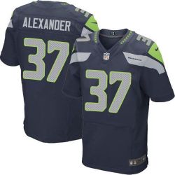 Cheap Shaun Alexander Seahawks Jersey From China Blue Elite #37