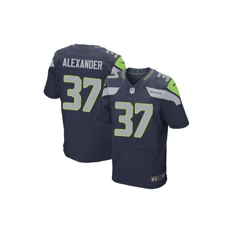 Cheap Shaun Alexander Seahawks Jersey From China Blue Elite #37