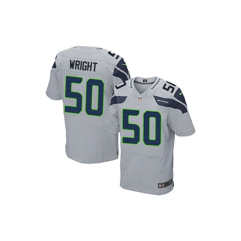 Cheap KJ Wright Seahawks Jersey From China Gray Elite #50