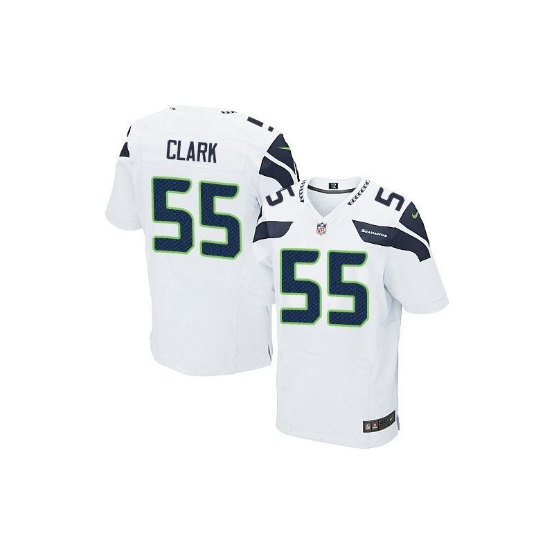 Cheap Frank Clark Seahawks Jersey From China White Elite #55