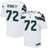 Cheap Michael Bennett Seahawks Jersey From China White Elite #72