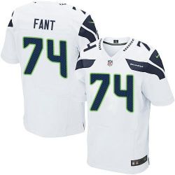 Cheap George Fant Seahawks Jersey From China White Elite #74