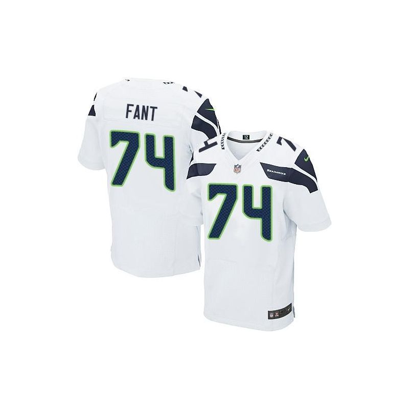 Cheap George Fant Seahawks Jersey From China White Elite #74