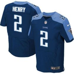 Cheap Derrick Henry Titans Jersey From China Navy Elite #2