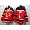 Cheap Julio Jones Falcons Hoodie From China Black Red I #11