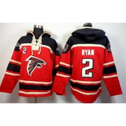 Cheap Matt Ryan Falcons Hoodie From China Black Red I #2