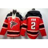 Cheap Matt Ryan Falcons Hoodie From China Black Red I #2
