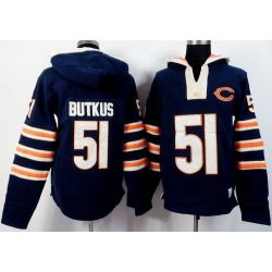 Cheap Dick Butkus Bears Hoodie From China Navy I #51