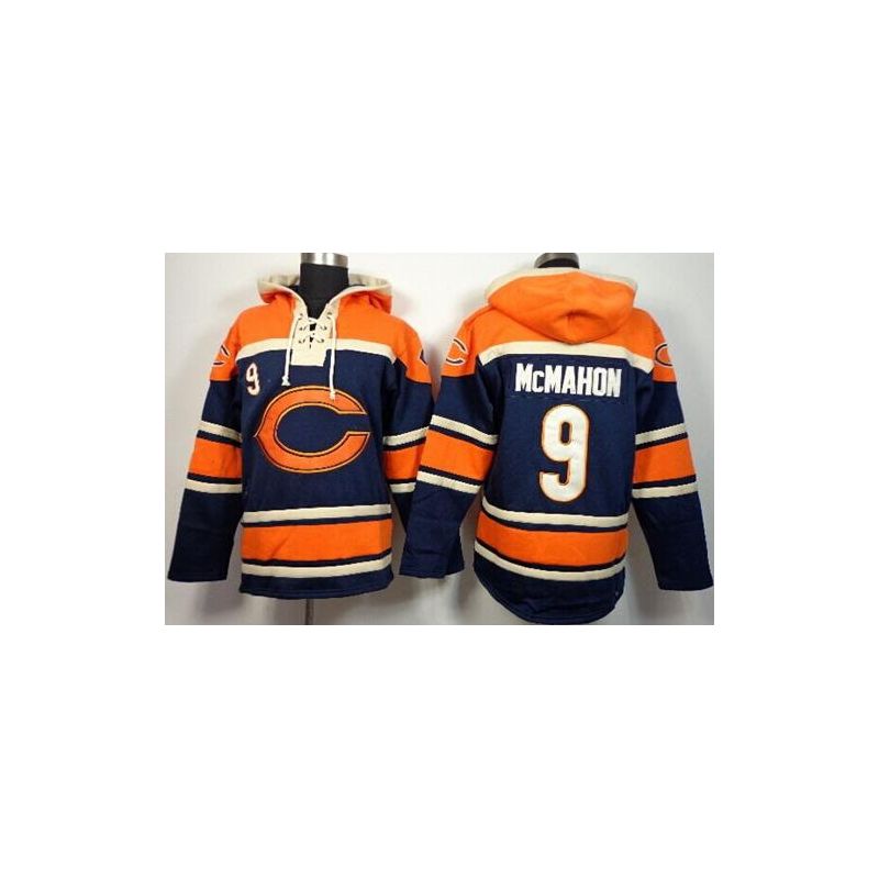 Cheap Jim McMahon Bears Hoodie From China Orange Blue I #9