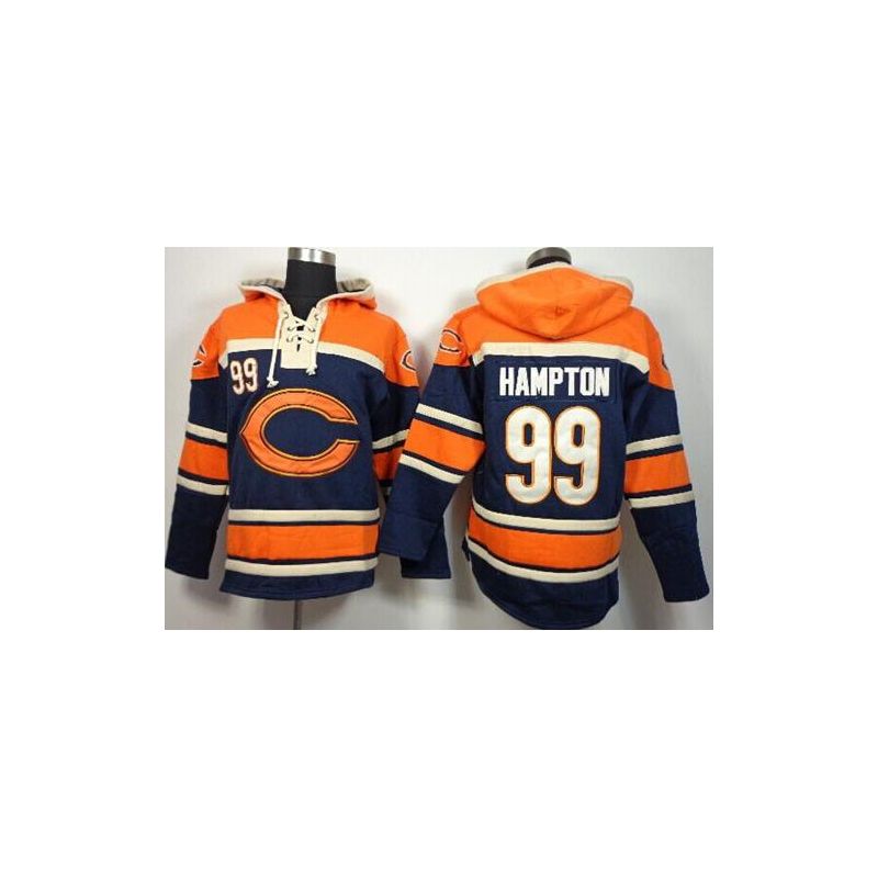 Cheap Dan Hampton Bears Hoodie From China Orange Blue I #99