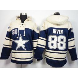 Cheap Michael Irvin Cowboys Hoodie From China Cream Blue I #88