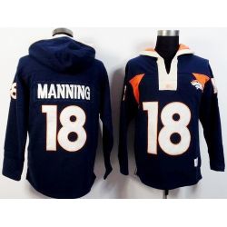 Cheap Peyton Manning Broncos Hoodie From China Blue I #18