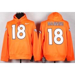 Cheap Peyton Manning Broncos Hoodie From China Full Orange I #18