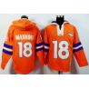 Cheap Peyton Manning Broncos Hoodie From China Orange I #18