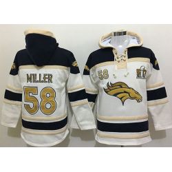 Cheap Von Miller Broncos Hoodie From China Black White I #58