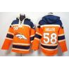 Cheap Von Miller Broncos Hoodie From China Blue Orange I #58
