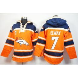 Cheap John Elway Broncos Hoodie From China Blue Orange I #7