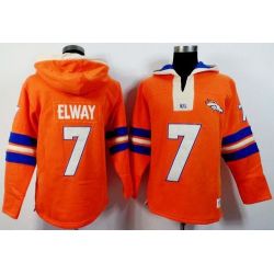 Cheap John Elway Broncos Hoodie From China Orange I #7