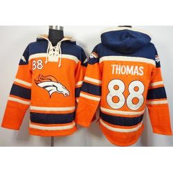 Cheap Demaryius Thomas Broncos Hoodie From China Blue Orange I #88
