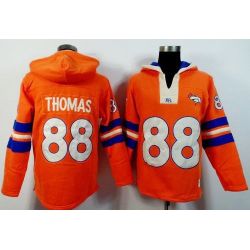 Cheap Demaryius Thomas Broncos Hoodie From China Orange I #88