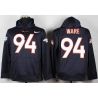 Cheap DeMarcus Ware Broncos Hoodie From China Full Blue I #94