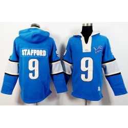 Cheap Matthew Stafford Lions Hoodie From China Blue I #9