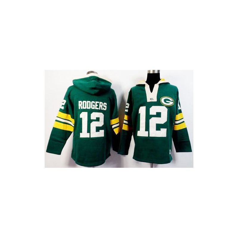 Cheap Aaron Rodgers Packers Hoodie From China Green I #12