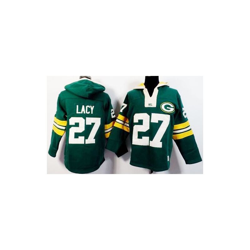 Cheap Eddie Lacy Packers Hoodie From China Green I #27