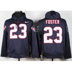 Cheap Arian Foster Texans Hoodie From China Full Blue I #23