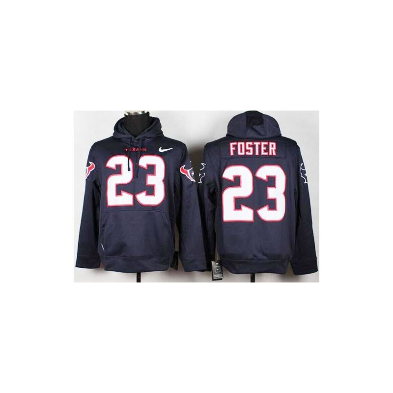 Cheap Arian Foster Texans Hoodie From China Full Blue I #23