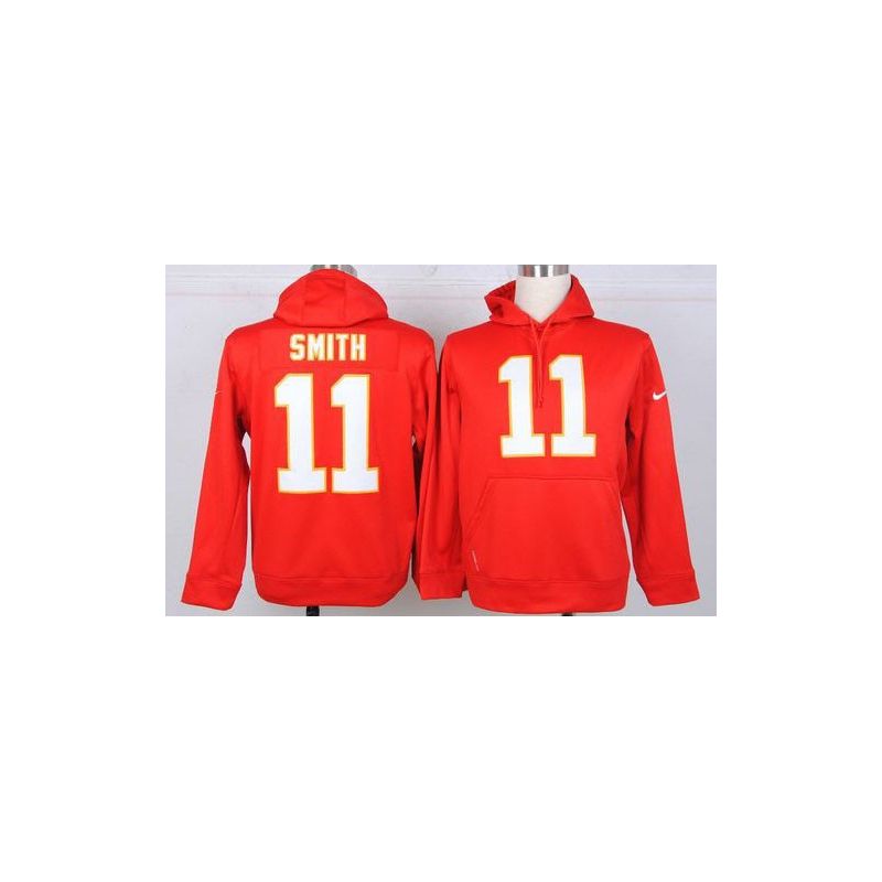 Cheap Alex Smith Chiefs Hoodie From China Full Red I #11