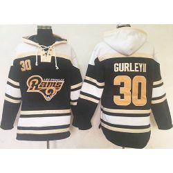 Cheap Todd Gurley II Rams Hoodie From China Navy I #30