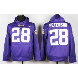 Cheap Adrian Peterson Vikings Hoodie From China Full Purple I #28