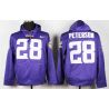 Cheap Adrian Peterson Vikings Hoodie From China Full Purple I #28
