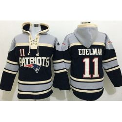 Cheap Julian Edelman Patriots Hoodie From China Light Blue Blue I #11