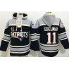 Cheap Julian Edelman Patriots Hoodie From China Light Blue Blue I #11