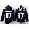 Cheap Rob Gronkowski Patriots Hoodie From China Blue I #87