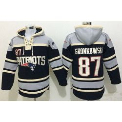 Cheap Rob Gronkowski Patriots Hoodie From China Light Blue Blue I #87