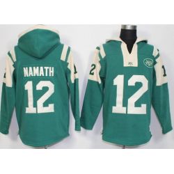 Cheap Joe Namath Jets Hoodie From China Green I #12