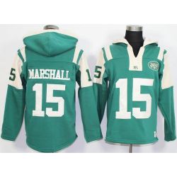 Cheap Brandon Marshall Jets Hoodie From China Green I #15